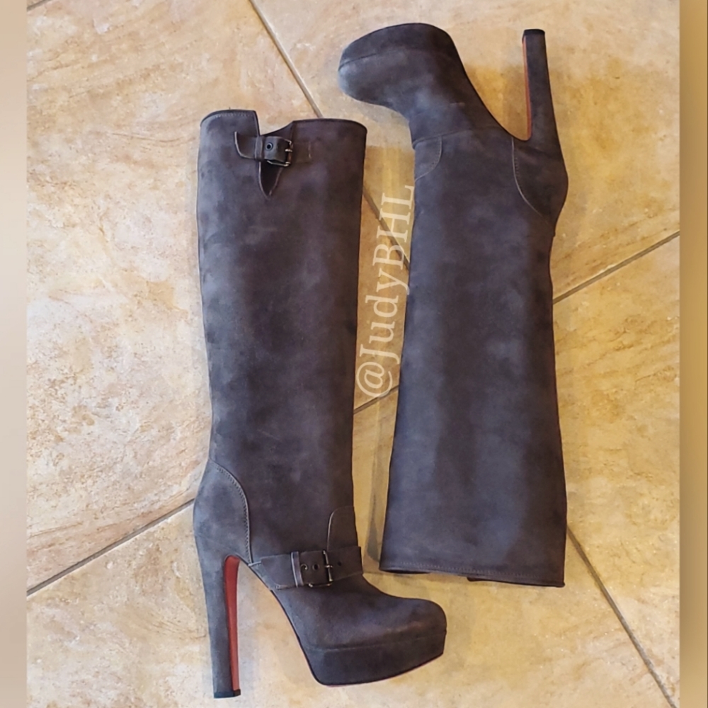 Christian Louboutin Suede Knee High Boots size 39